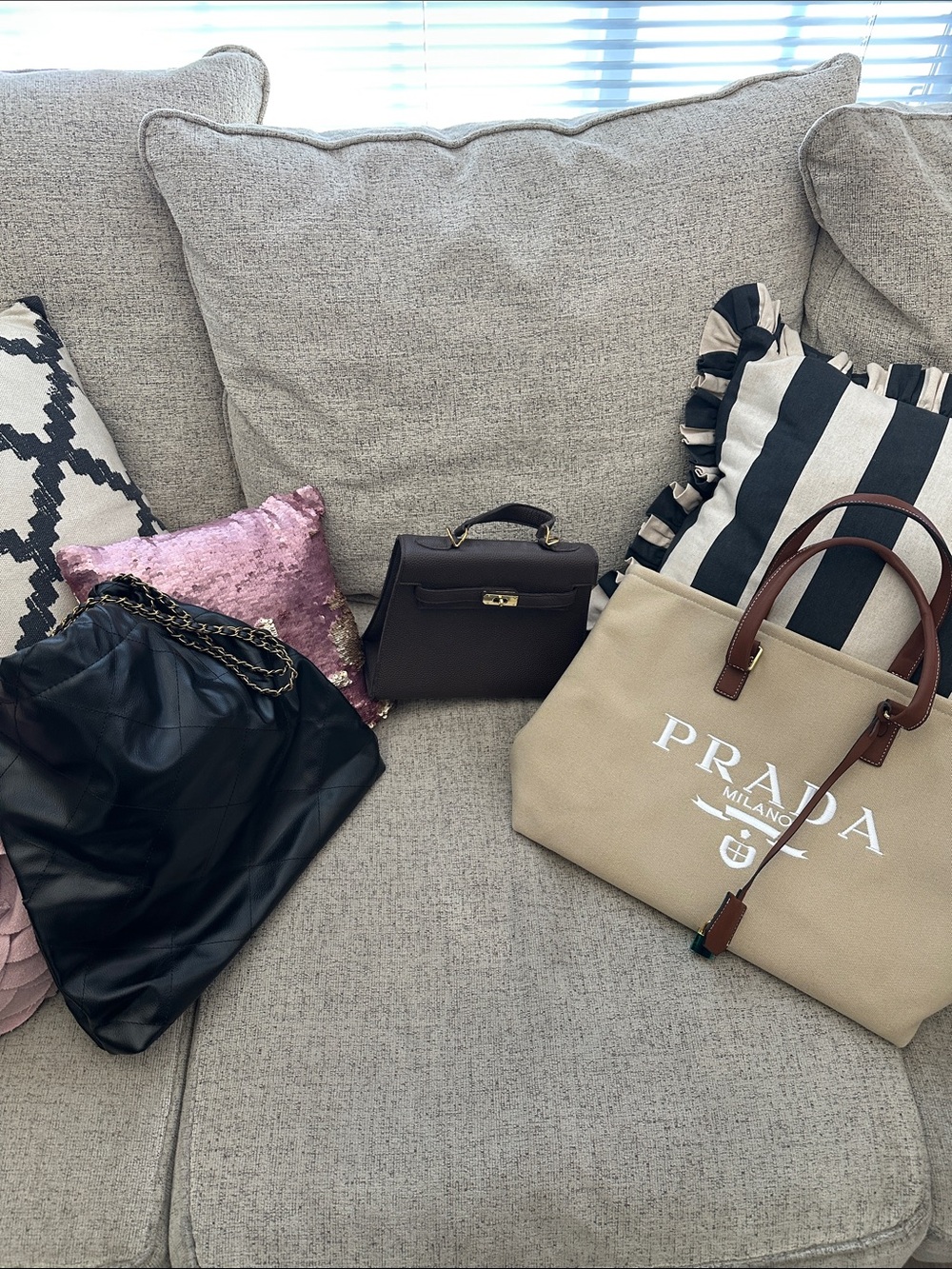 Lot of 3 upcycled bags! Never used